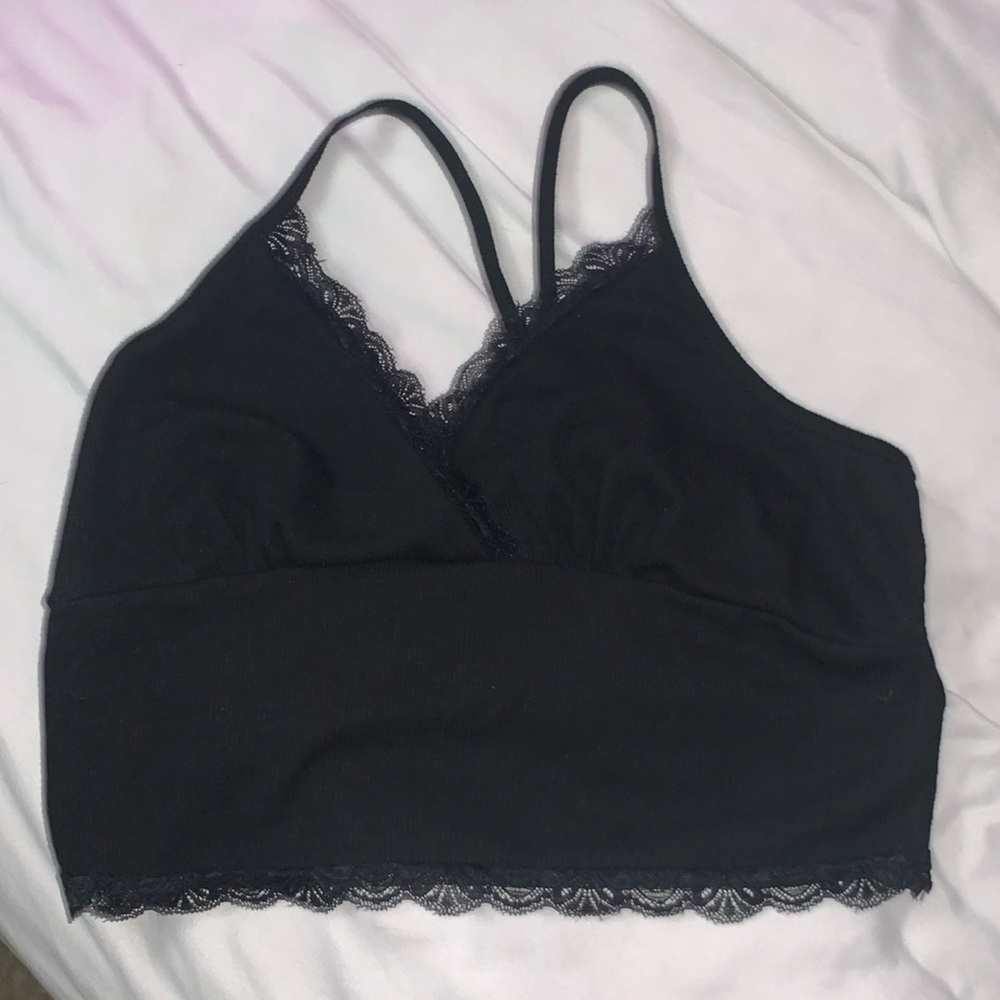 Black Lacey top